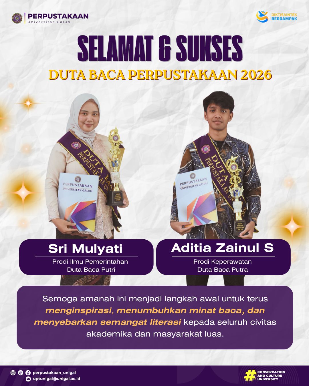 Duta Baca Perpustakaan Universitas Galuh 2026